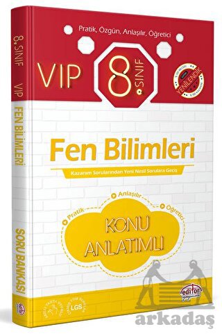 8. Sınıf Vıp Fen Bilimleri Konu Anlatımlı