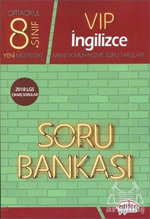 8. Sınıf VIP İngilizce Soru Bankası