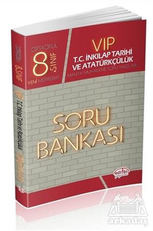 8. Sınıf VIP İnkilap Tarihi Ve Atatürkçülük Soru Bankası