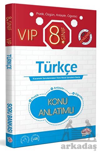 8. Sınıf Vıp Türkçe Konu Anlatımlı