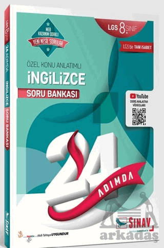 8.Sınıf 24 Adımda İngilizce Soru Bankası