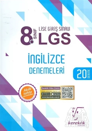 8.Sınıf LGS İngilizce 20'li Deneme Sınavı