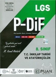 8.Sınıf P-Dif Lgs T.C.İnk.Tar.Ve Atatürkçülük Konu Anlatımlı