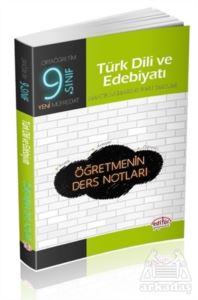 9. Sınıf Türk Dili ve Edebiyatı Öğretmenin Ders Notları