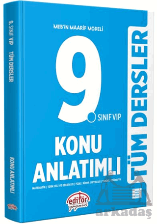 9. Sınıf VIP Tüm Dersler Konu Anlatımlı