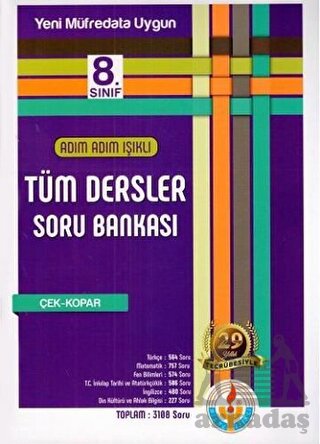 Adım Adım Işıklı 8.Sınıf Tüm Dersler Soru Bankası