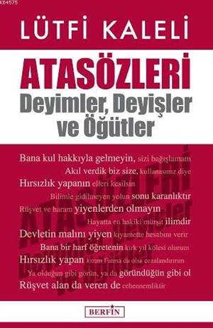 Atasözleri Deyimler Deyişler ve Öğütler