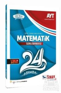 Ayt 24 Adım'Da Matematik K.Anlatımlı Soru Bankası