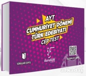 AYT Cep Test Cumhuriyet Dönemi Türk Edebiyatı