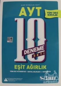 AYT - Eşit Ağırlık 10 Deneme Seti