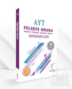 AYT Felsefe Grubu Denemeleri - 30 Çözümlü Deneme