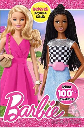 Barbie 100+ Çıkartma Hediyeli Boyama Kitabı