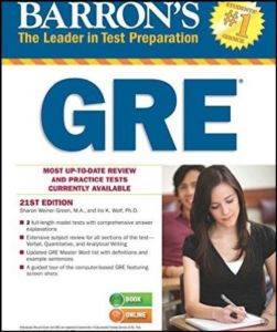 Barron's GRE (21st ed.)