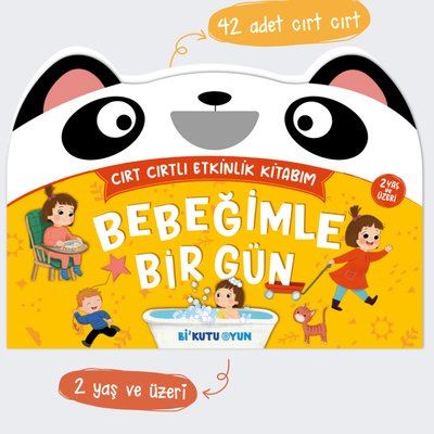 Bebeğimin Bir Günü - Cırt Cırtlı Etkinlik Kitabım (18-24 Ay)