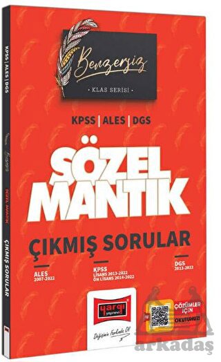 Benzersiz Sözel Mantık Çıkmış Sorular KPSS-ALES-DGS (2007-2022)