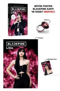 Blackpink Lisa: K - Pop Yıldızları - Büyük Poster Blackpink Kartı Ve Rozet Hediyeli!