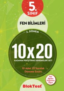 Blok-5. Sınıf Fen Bilimleri 10X20 KAP Deneme Seti