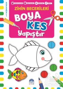 Boya Kes Yapıştır - Zihin Becerileri 3 Yaş