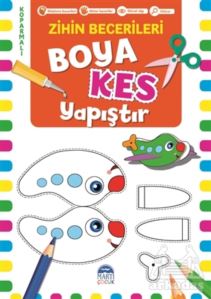 Boya Kes Yapıştır – Zihin Becerileri 4 Yaş