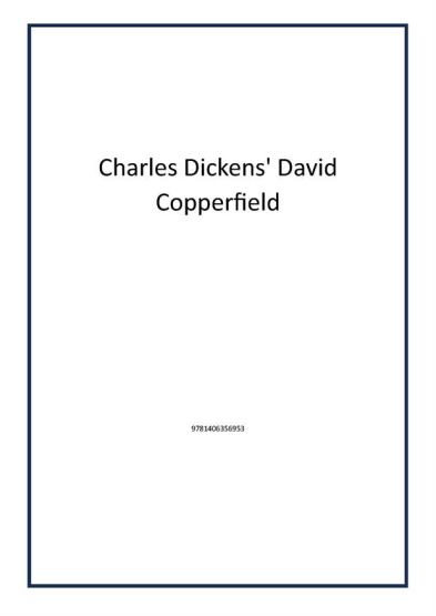 Charles Dickens' David Copperfield