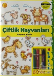 Çiftlik Hayvanları Boyama Kitabı - Minik Ressamlar