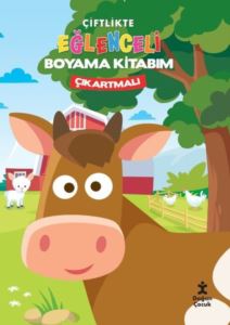 Çiftlikte Eğlenceli Boyama Kitabım - Çıkartmalı