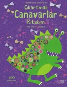 Çıkartmalı Canavar Kitabım Kes - Boya - Yapıştır