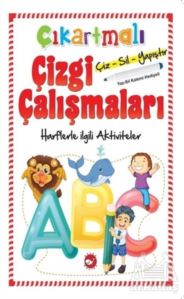 Çıkartmalı Çizgi Çalışmaları - Harflerle İlgili Aktiviteler