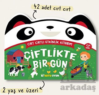 Cırt Cırtlı Etkinlik Kitabım – Çiftlikte Bir Gün (2+ Yaş)