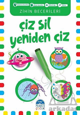 Çiz Sil Yeniden Çiz (Yeşil Kitap)