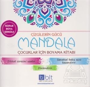 Çizgilerin Gücü - Mandala Çocuklar İçin Boyama Kitabı