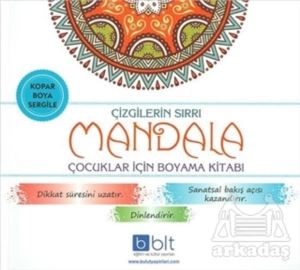 Çizgilerin Sırrı - Mandala Çocuklar İçin Boyama Kitabı