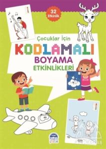 Çocuklar İçin Kodlamalı Boyama Etkinlikleri - Yeşil 2 - 32 Etkinlik