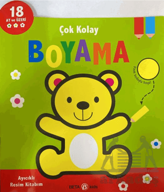 Çok Kolay Boyama Ayıcıklı Resim Kitabım