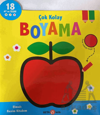 Çok Kolay Boyama Elmalı Resim Kitabım