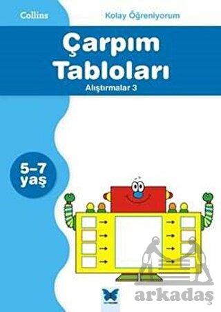 Collins - Çarpım Tabloları Alıştırmalar 3 Yaş 5-7