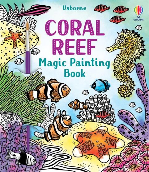 Coral Reef Magic Painting Book - Magic Painting Books