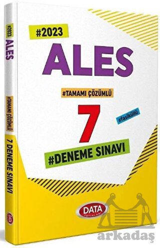 Data 2023 ALES 7 Deneme Çözümlü Data Yayınları