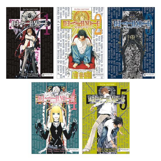 Death Note-Ölüm Defteri 5 Al 4 Öde Kitap Manga Seti - 1 -5. Ciltler - Thumbnail