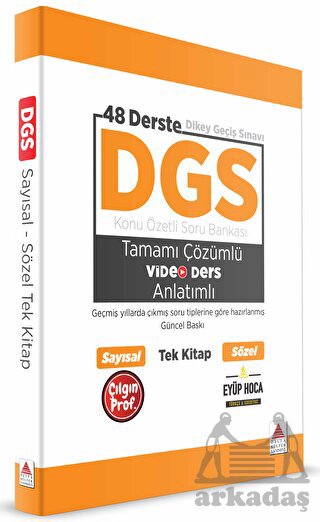 DGS Kitap Konu Özetli Soru Bankası Video Anlatımlı Tek Kitap