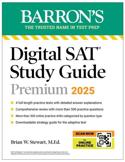 Digital SAT Study Guide Premium, 2025 - Barron's Test Prep