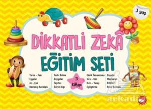 Dikkatli Zeka Eğitim Seti 3. Kitap (3 Yaş)