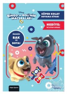 Disney Bingo Ve Roli'nin Maceraları - Süper Kolay Boyama Kitabı