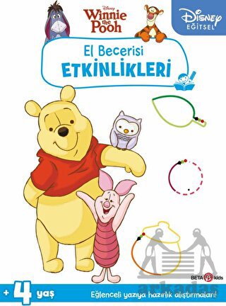 Disney Eğitsel Winnie The Pooh El Becerisi Etkinlikleri Yazıya Hazırlık