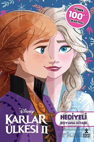 Disney Karlar Ülkesi 2 100+ Çıkartma Hediyeli Boyama Kitabı