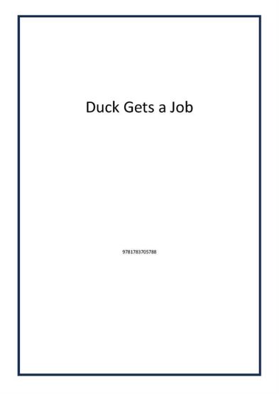 Duck Gets a Job