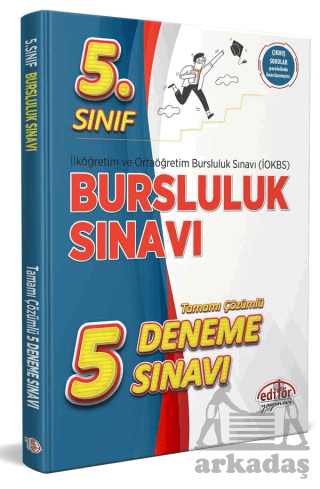 Editör 5.Sınıf Pybs Bursluluk Tamamı Çözümlü 5 Deneme Sınavı