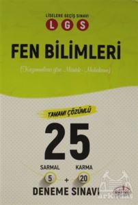 Editör 8.Sınıf LGS Fen Bilimleri 25 Branş Deneme Sınavı