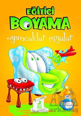 Eğitici Öğretici Boyama - Oyuncaklar Eşyalar