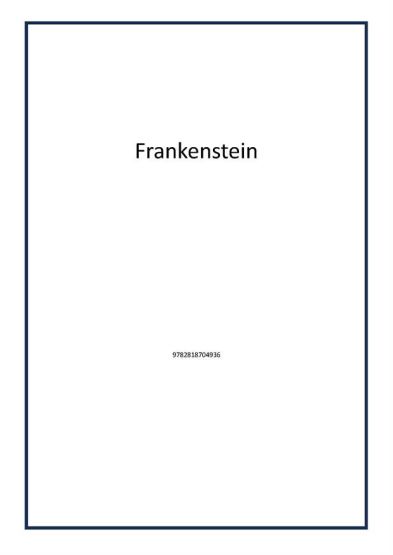 Frankenstein